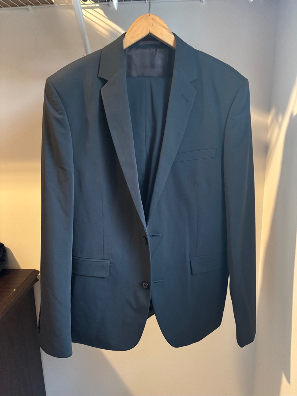 Lindbergh Dark Forest Green 2-Piece Suit – Slim Fit Stretch – 42R / EU 52